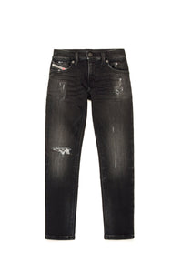 Pantalon délavé en denim - Denim Nero