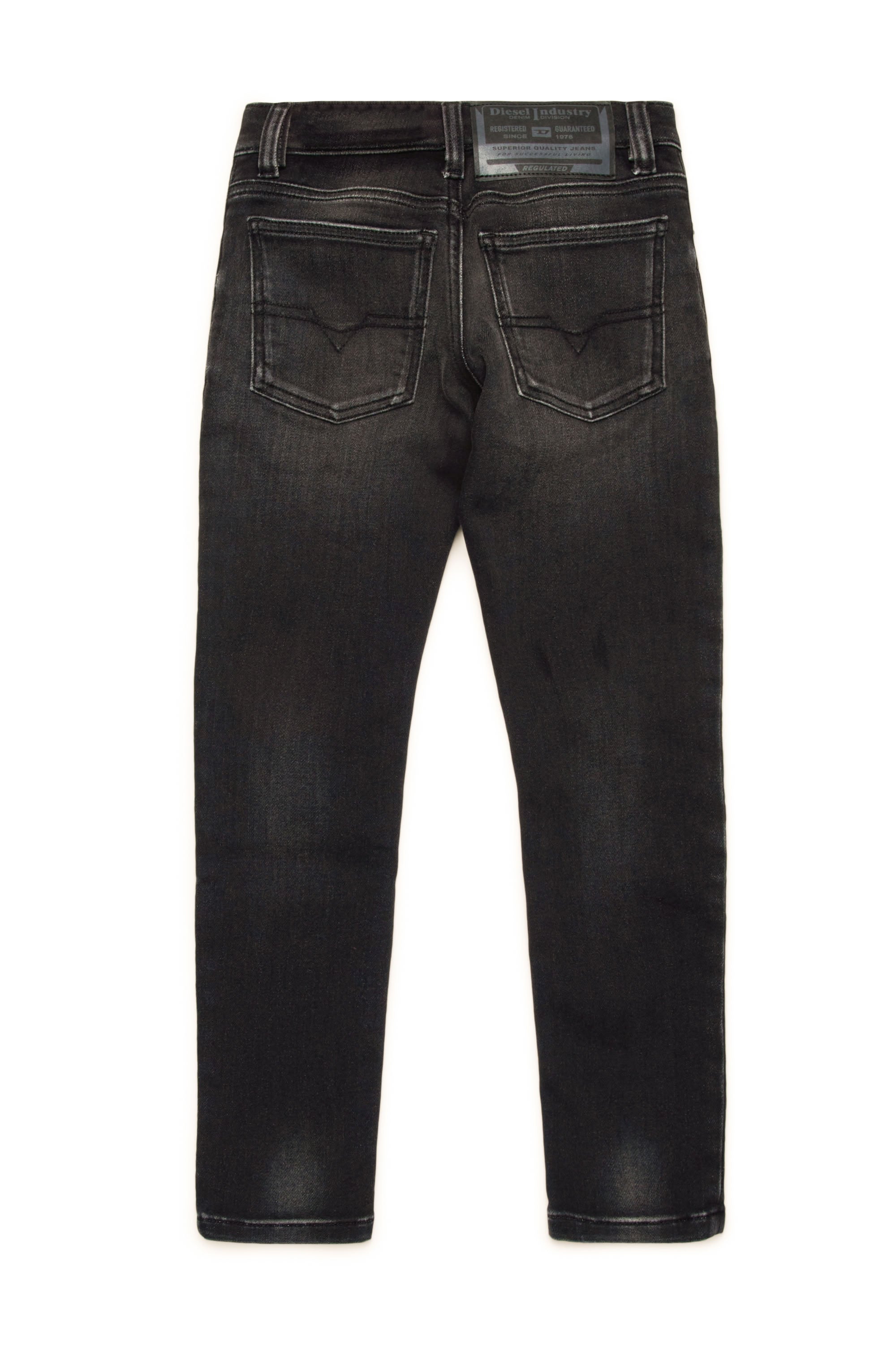 Pantalon délavé en denim - Denim Nero