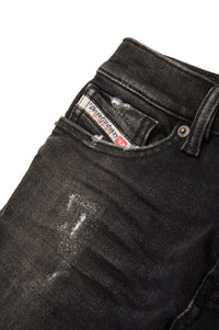Pantalon délavé en denim - Denim Nero
