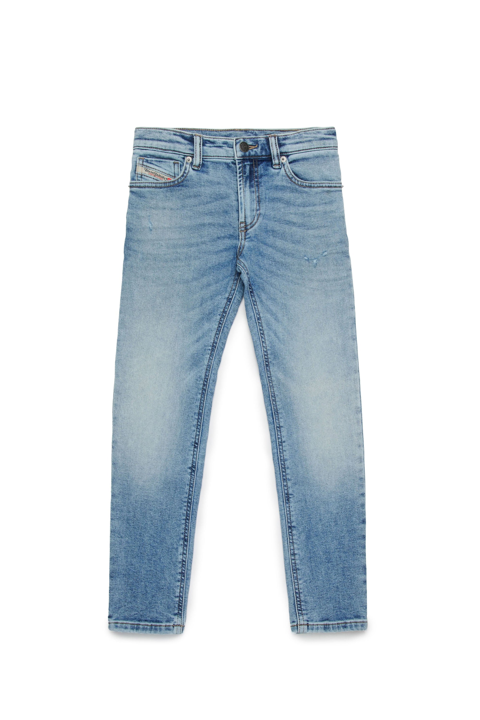 Pantalon délavé en denim - Denim