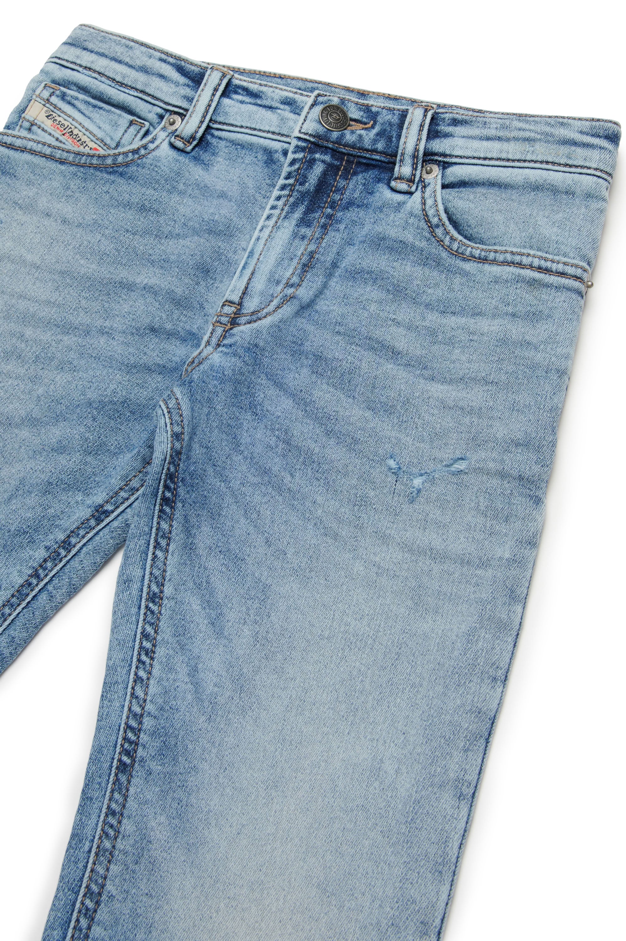 Pantalon délavé en denim - Denim