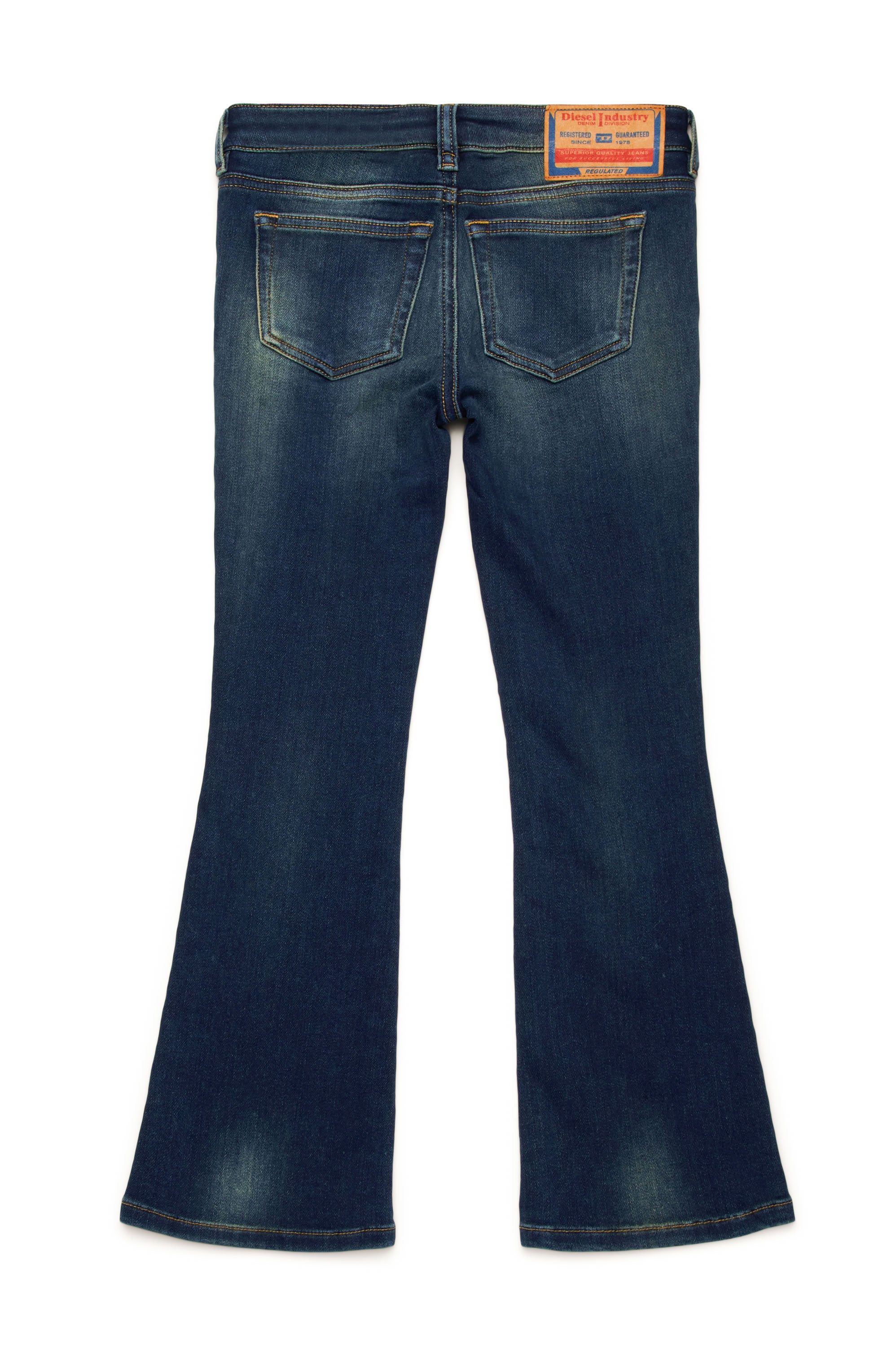 Washed denim trousers - Denim