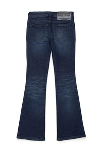 Pantalon délavé en denim - Denim