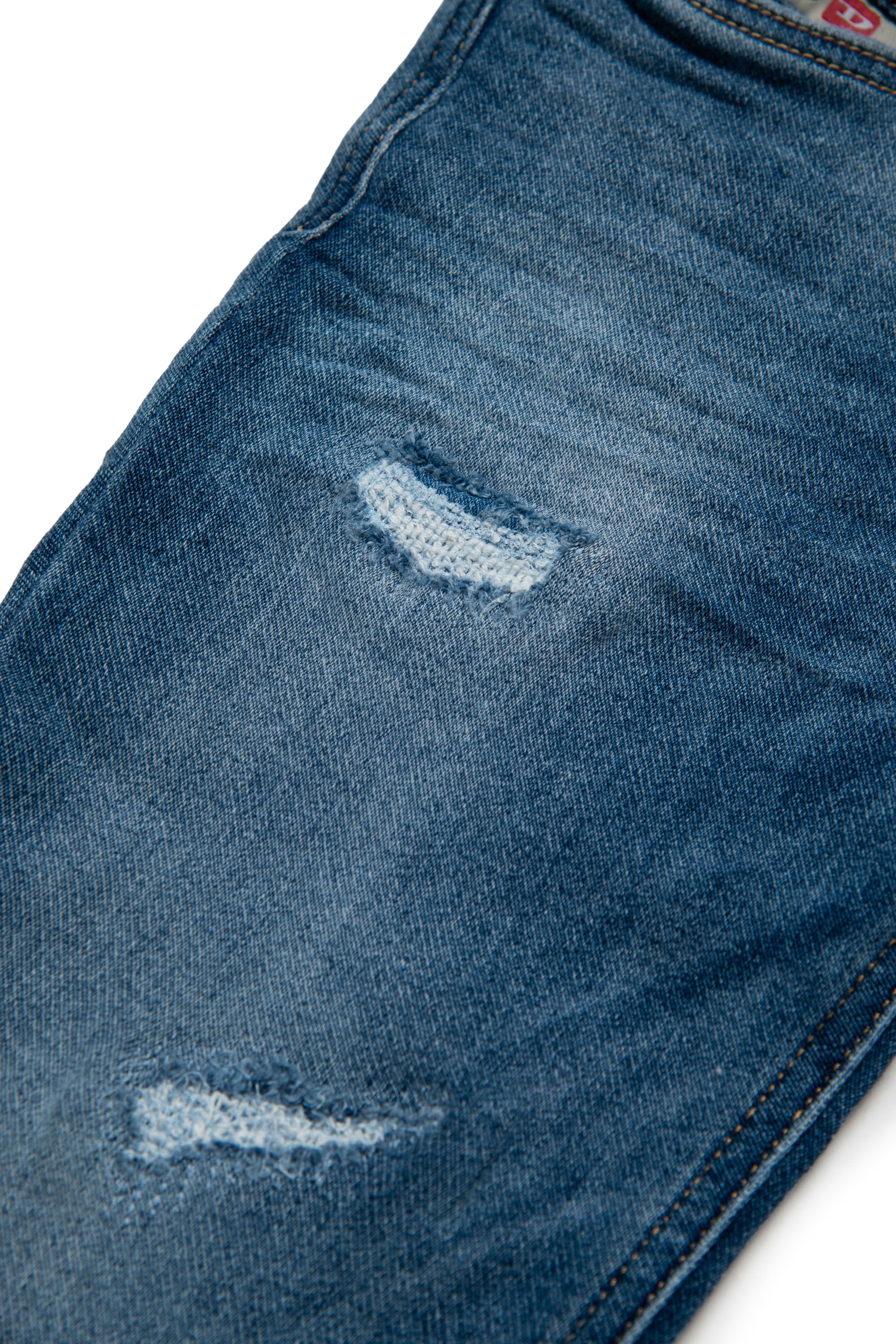 Pantalon délavé en denim - Denim