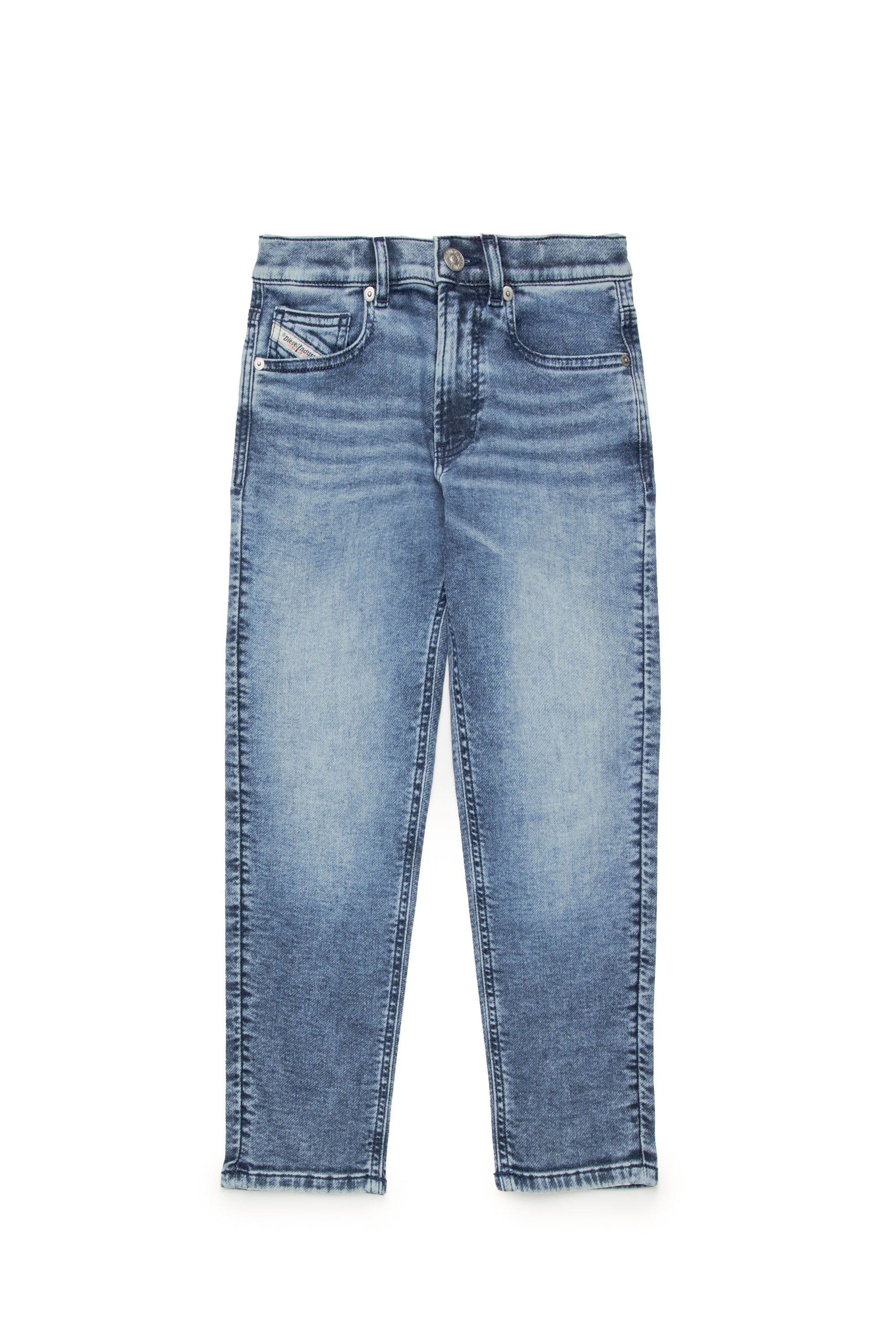 Pantalon délavé en denim - Denim