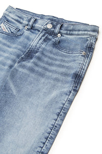 Pantalon délavé en denim - Denim