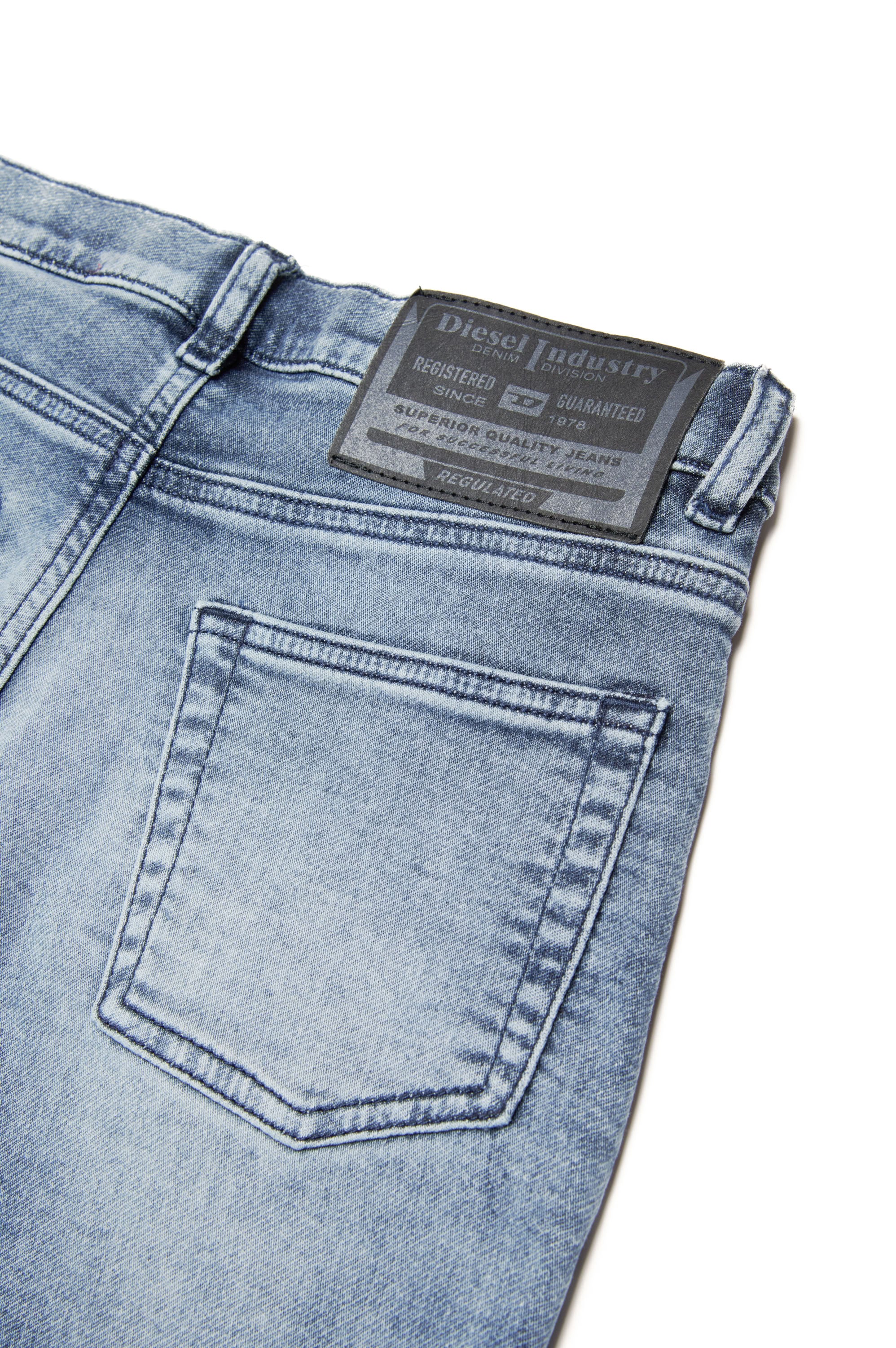 Pantalon délavé en denim - Denim