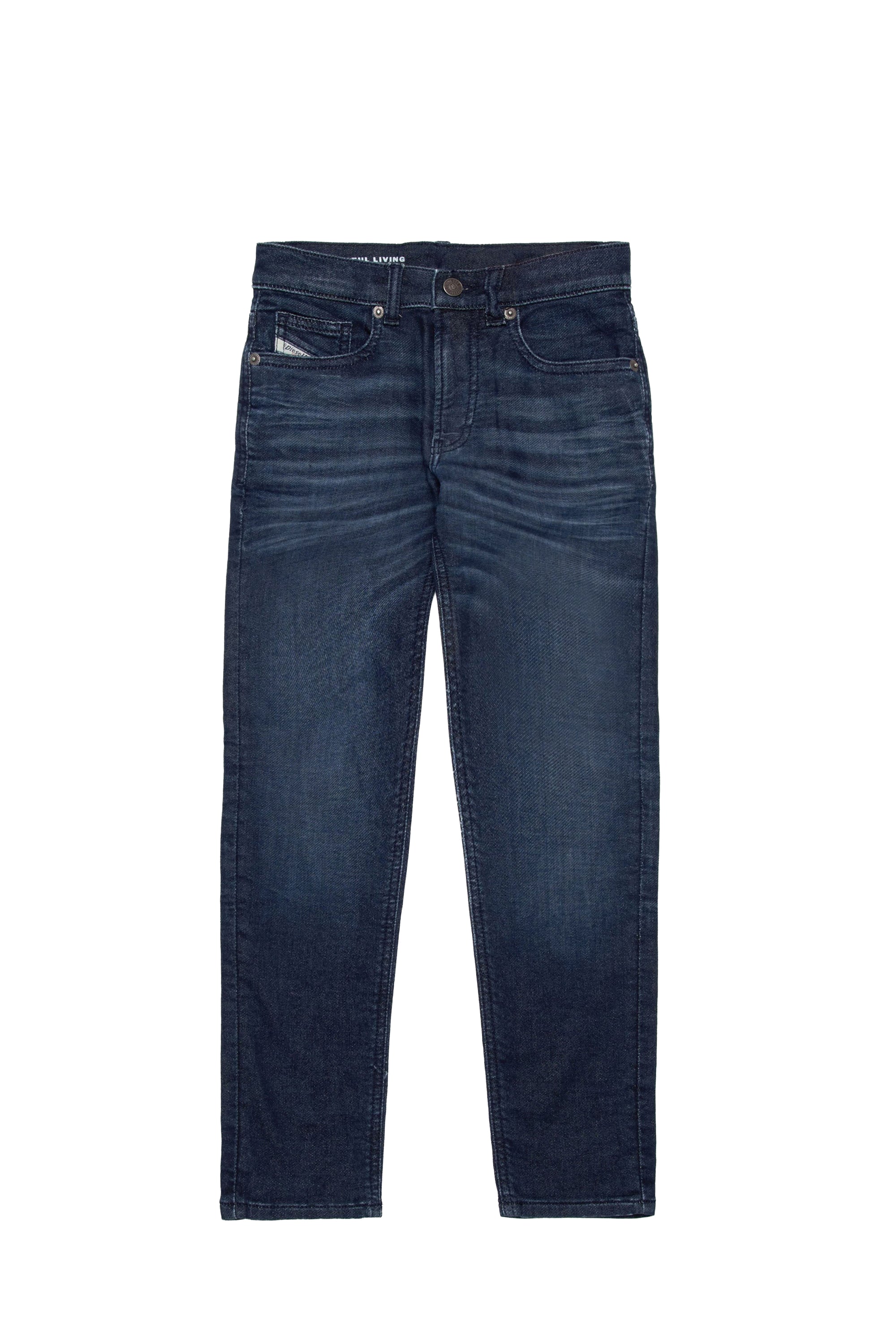 Pantalon délavé en denim - Denim