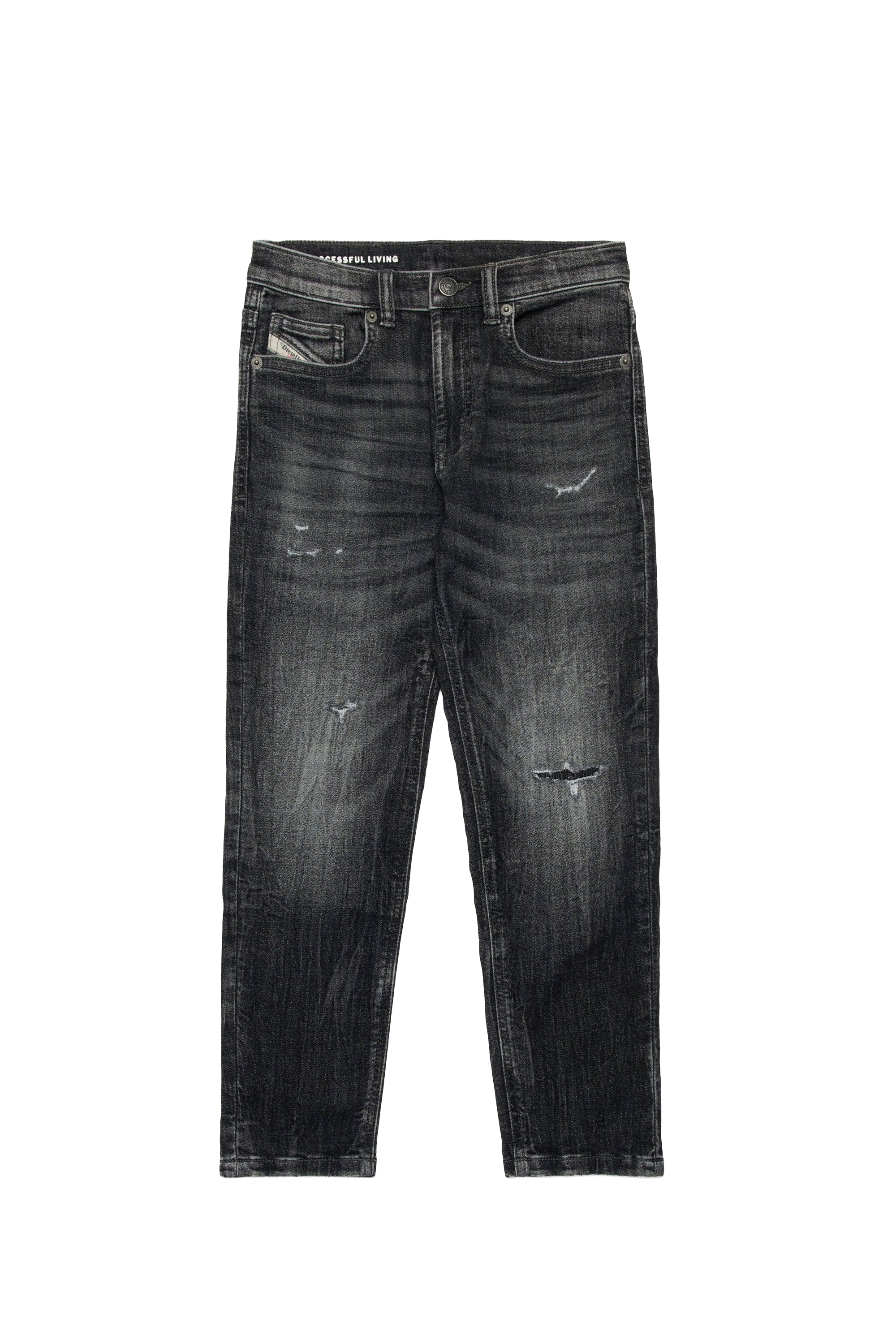 Pantalon délavé en denim - Denim Nero