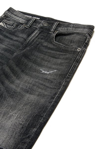 Pantalon délavé en denim - Denim Nero