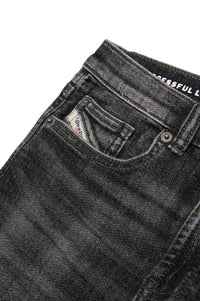 Pantalon délavé en denim - Denim Nero