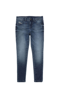 Washed denim trousers - Denim