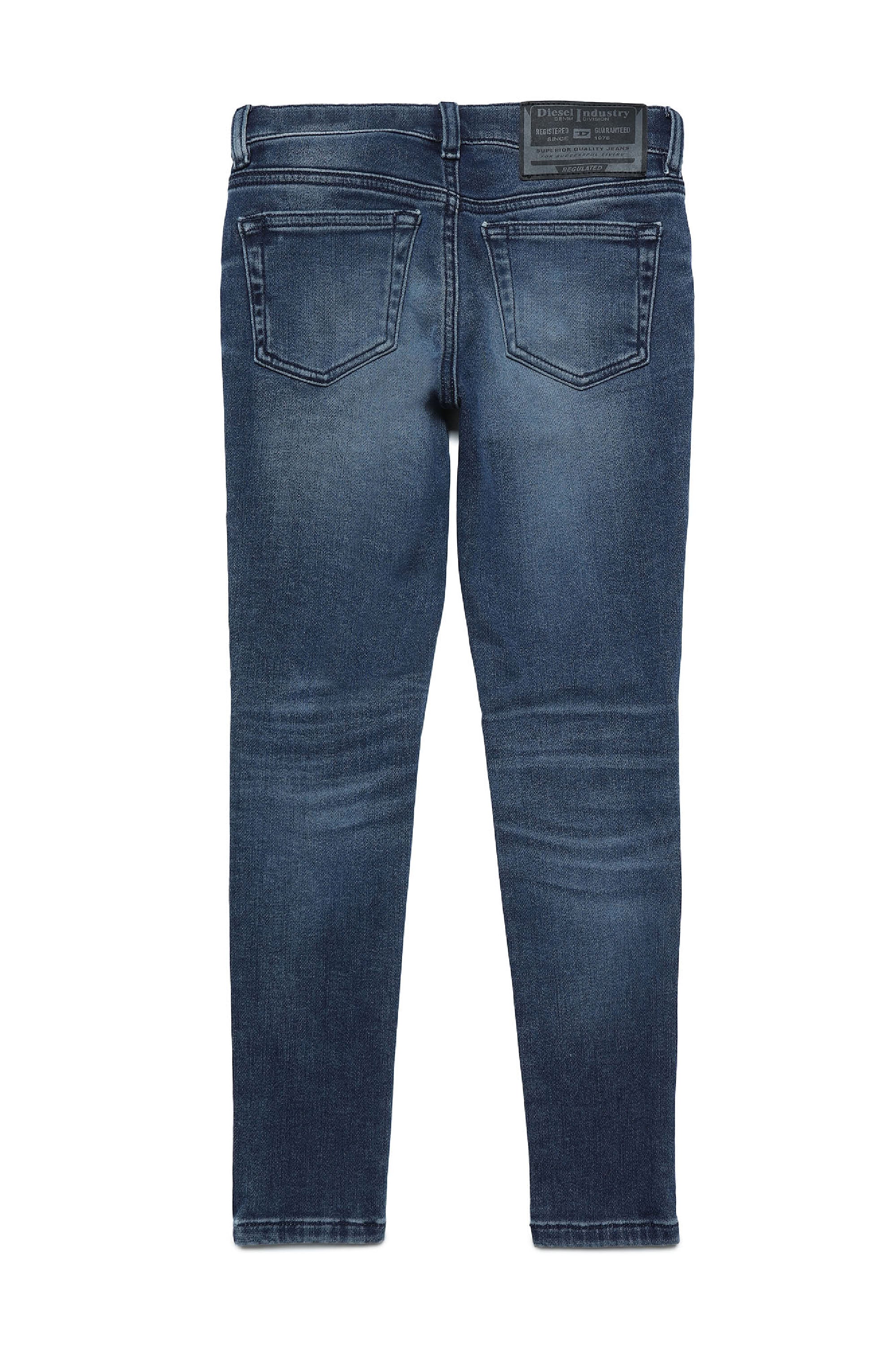Washed denim trousers - Denim