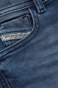 Washed denim trousers - Denim