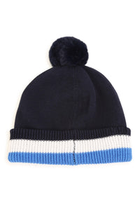 Bonnet en coton - Bleu cargo