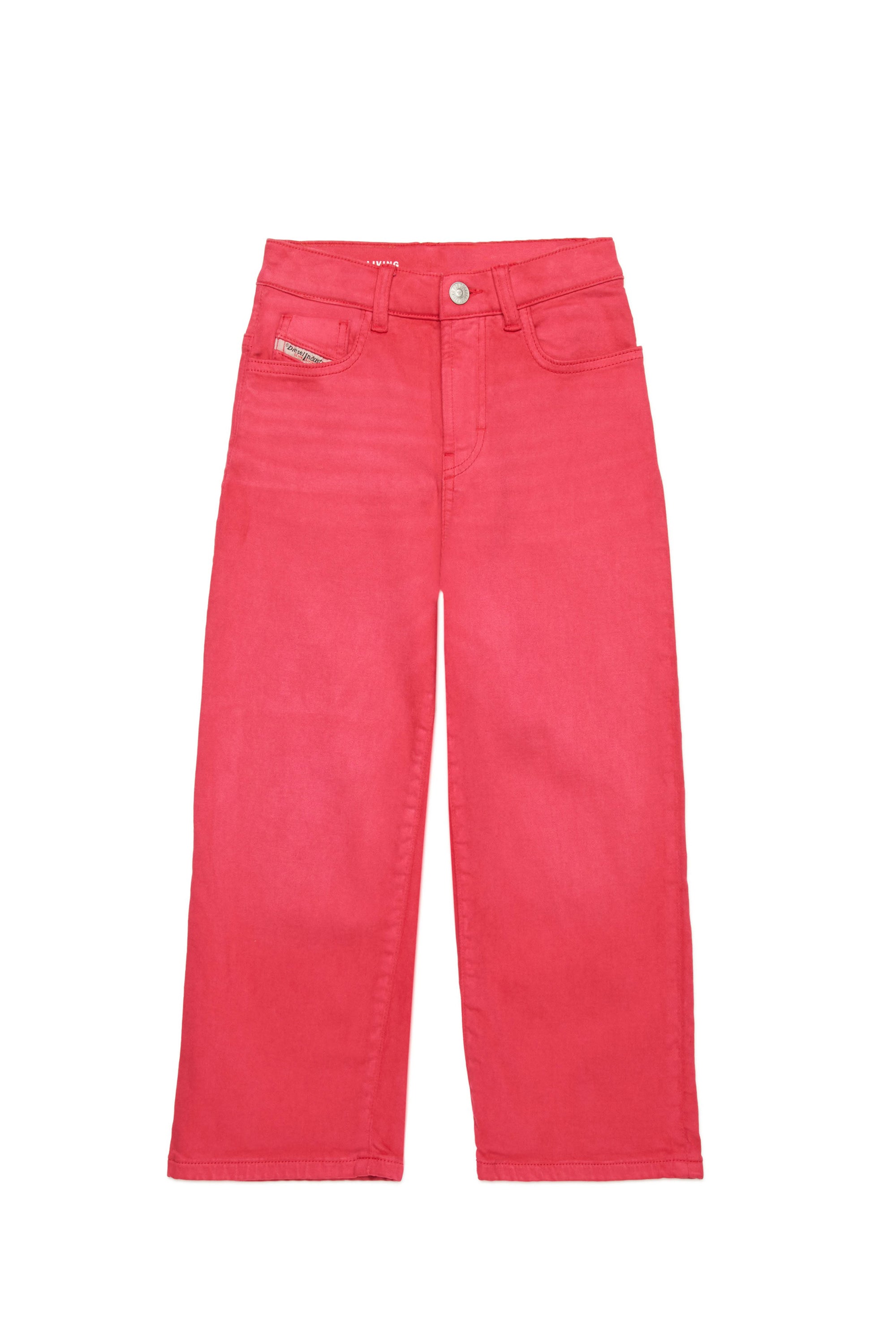 Denim trousers - Strawberry Red