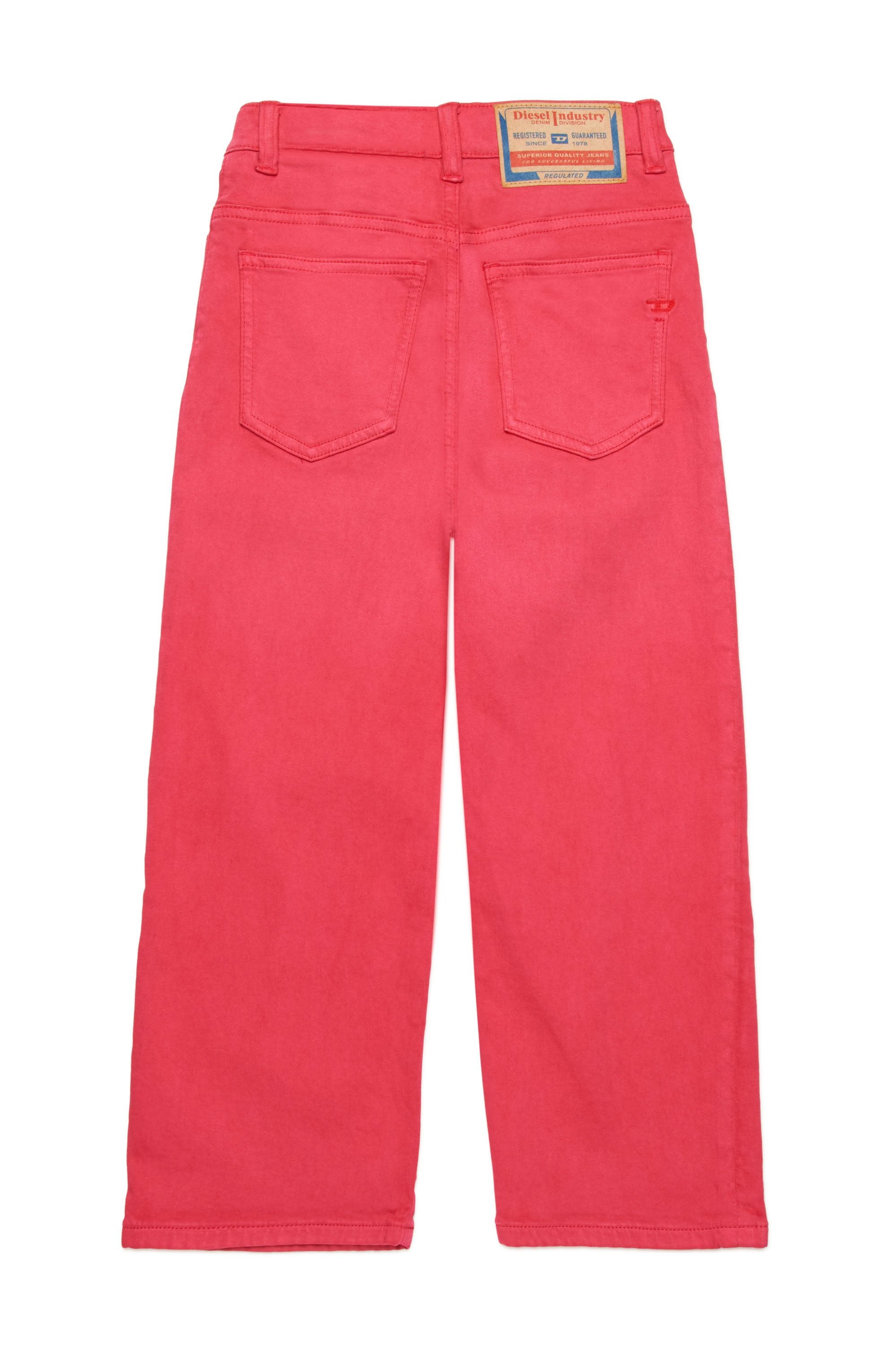 Denim trousers - Strawberry Red