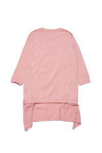 Asymmetric dress - Candy Pink