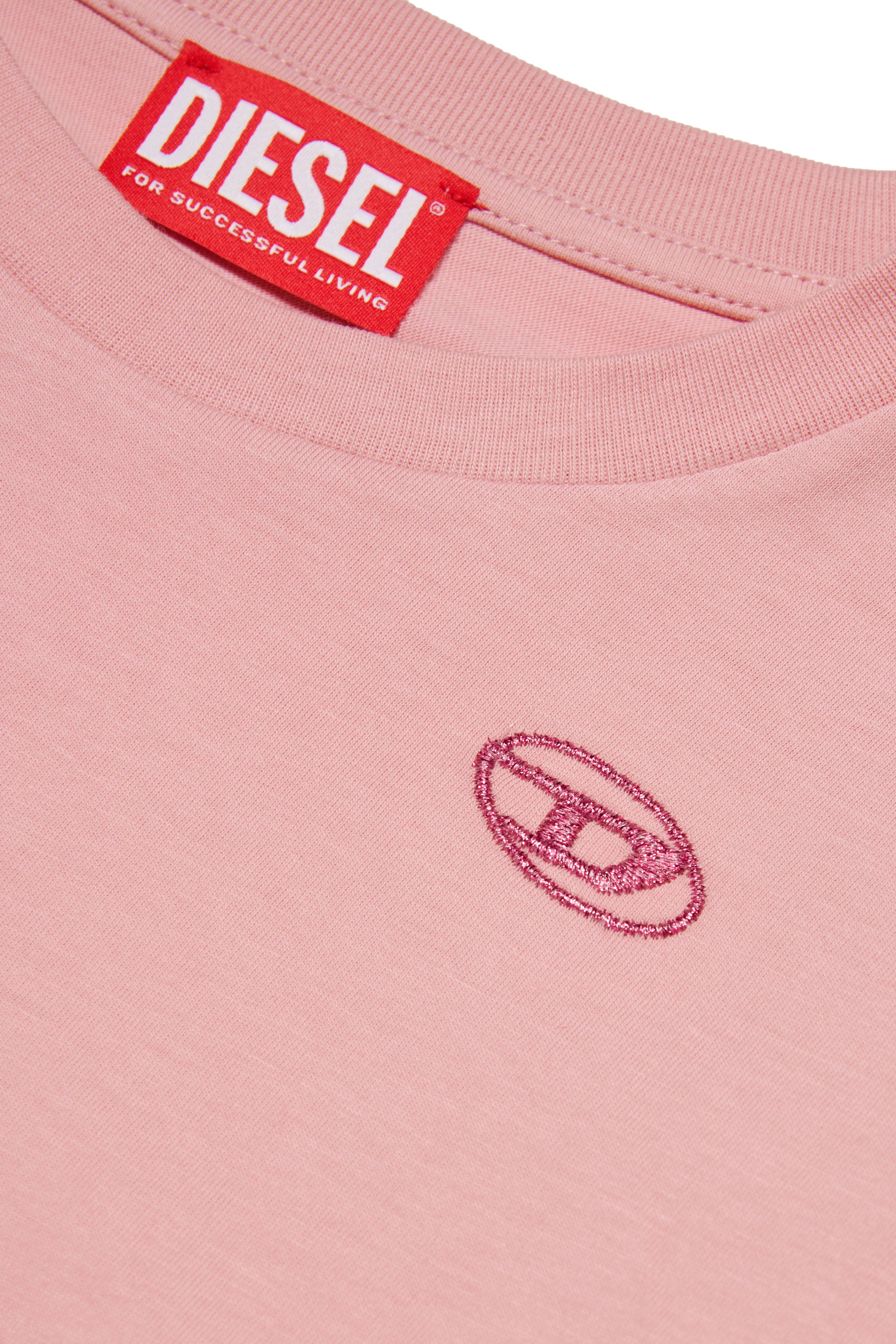 Asymmetric dress - Candy Pink