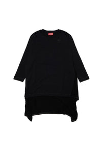 Asymmetric dress - Nero