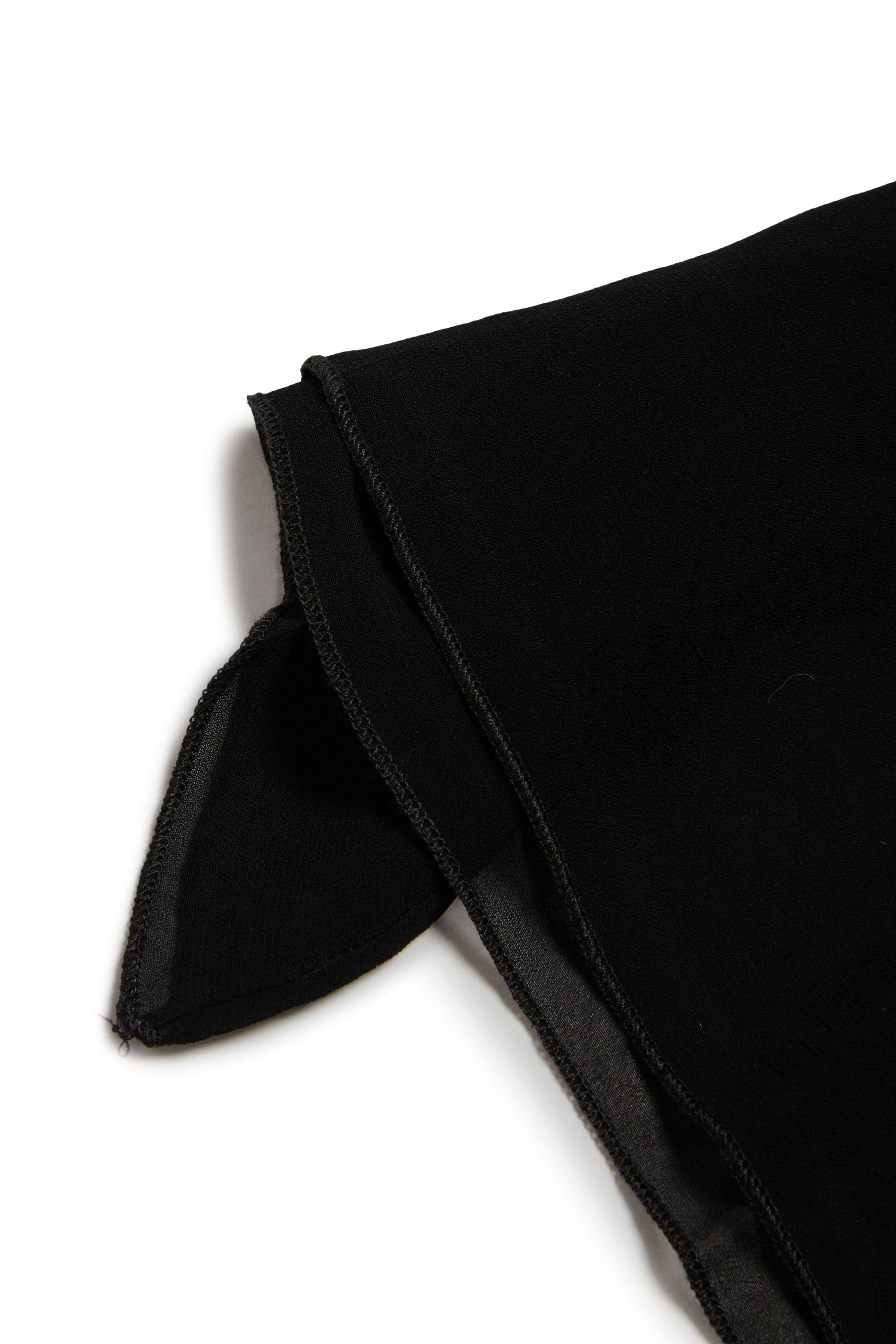 Asymmetric dress - Nero