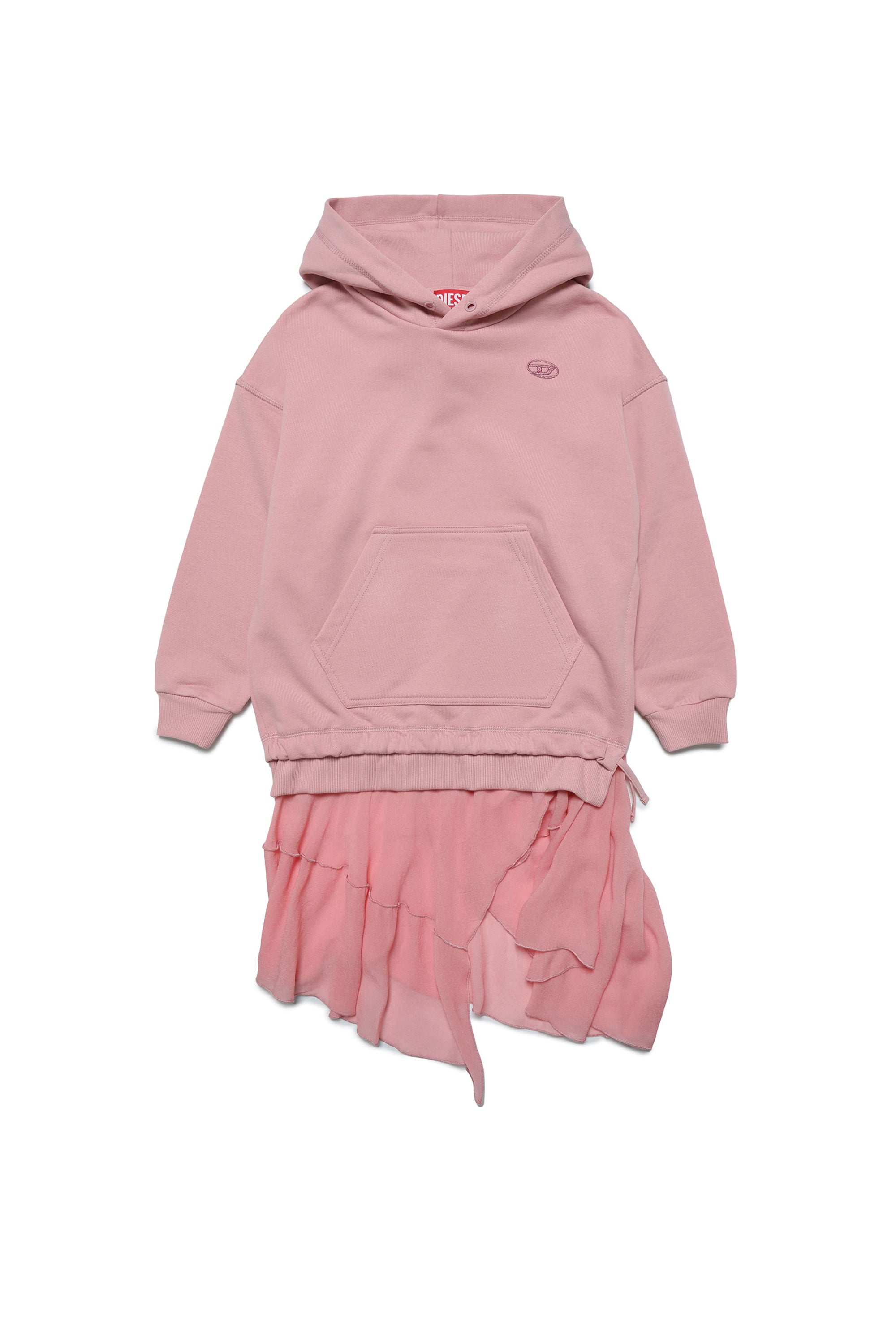 Asymmetric dress - Candy Pink