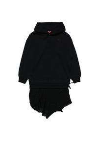 Asymmetric dress - Nero