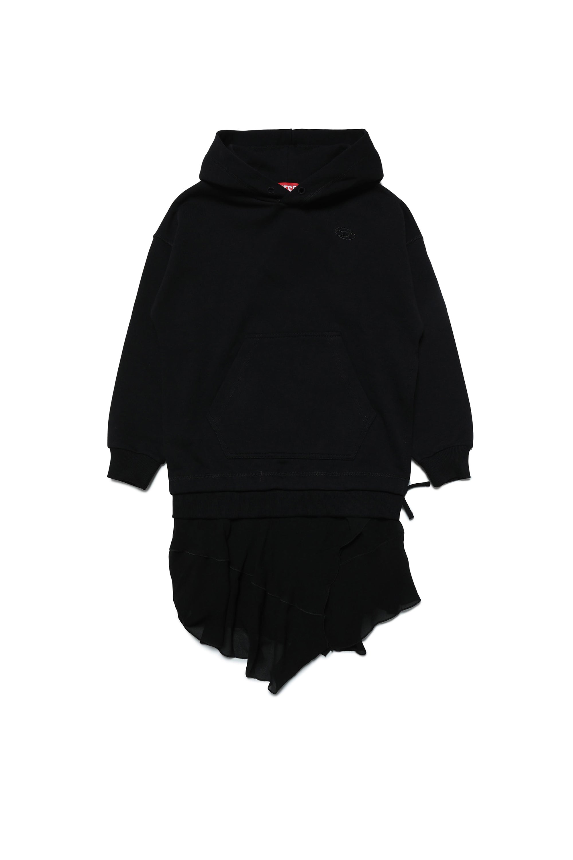 Asymmetric dress - Nero