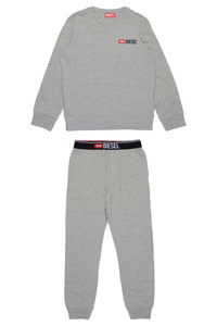 Pyjama set with logo - Grigio Melange Nuovo