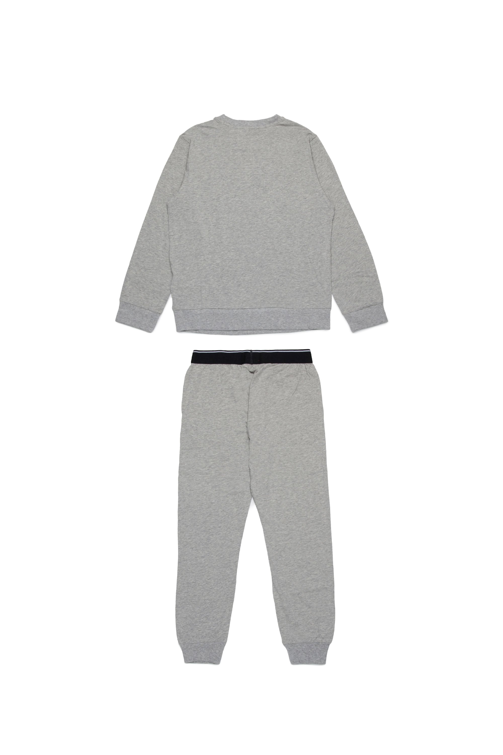 Pyjama set with logo - Grigio Melange Nuovo