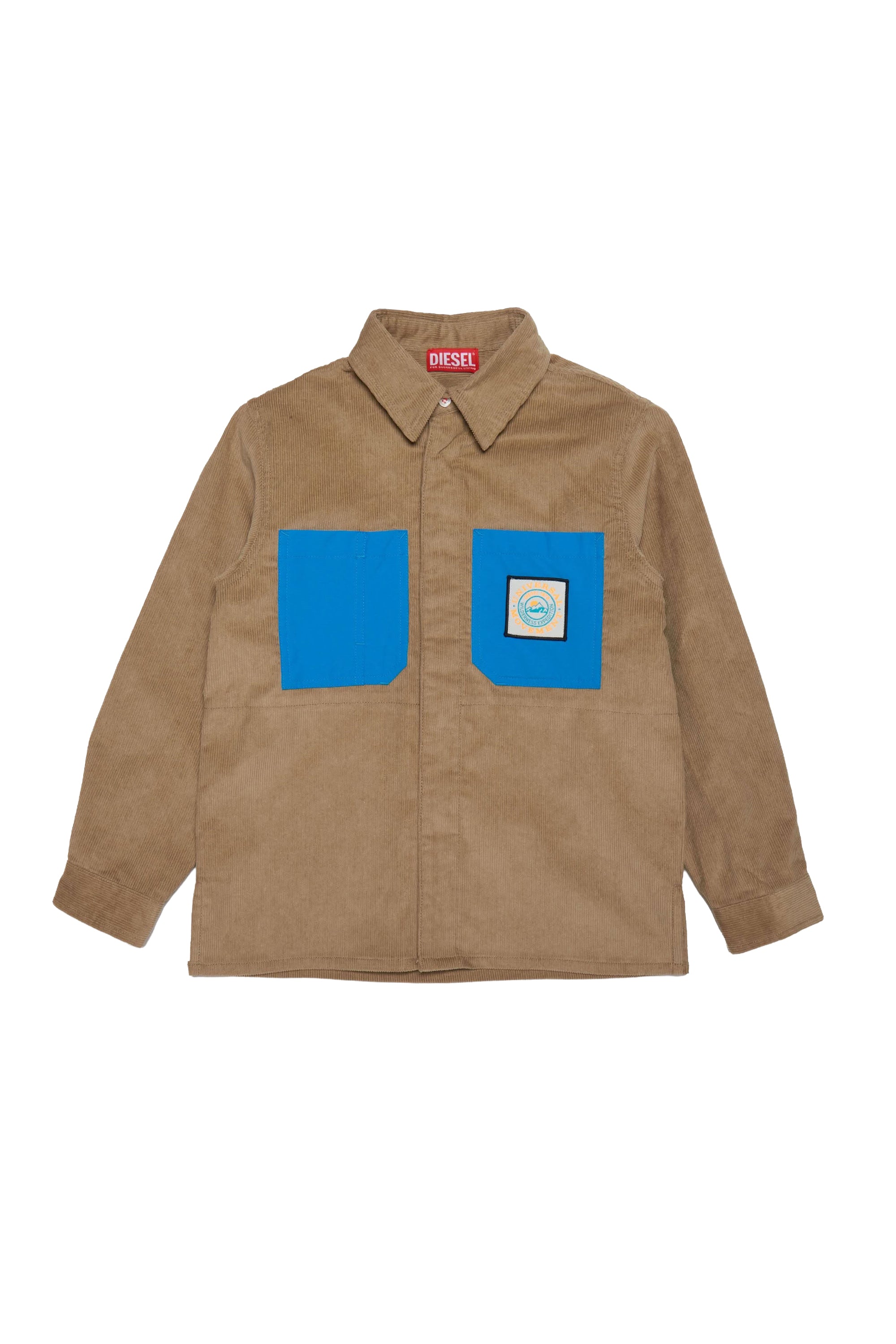 Shirt with pockets - Noce Chiaro
