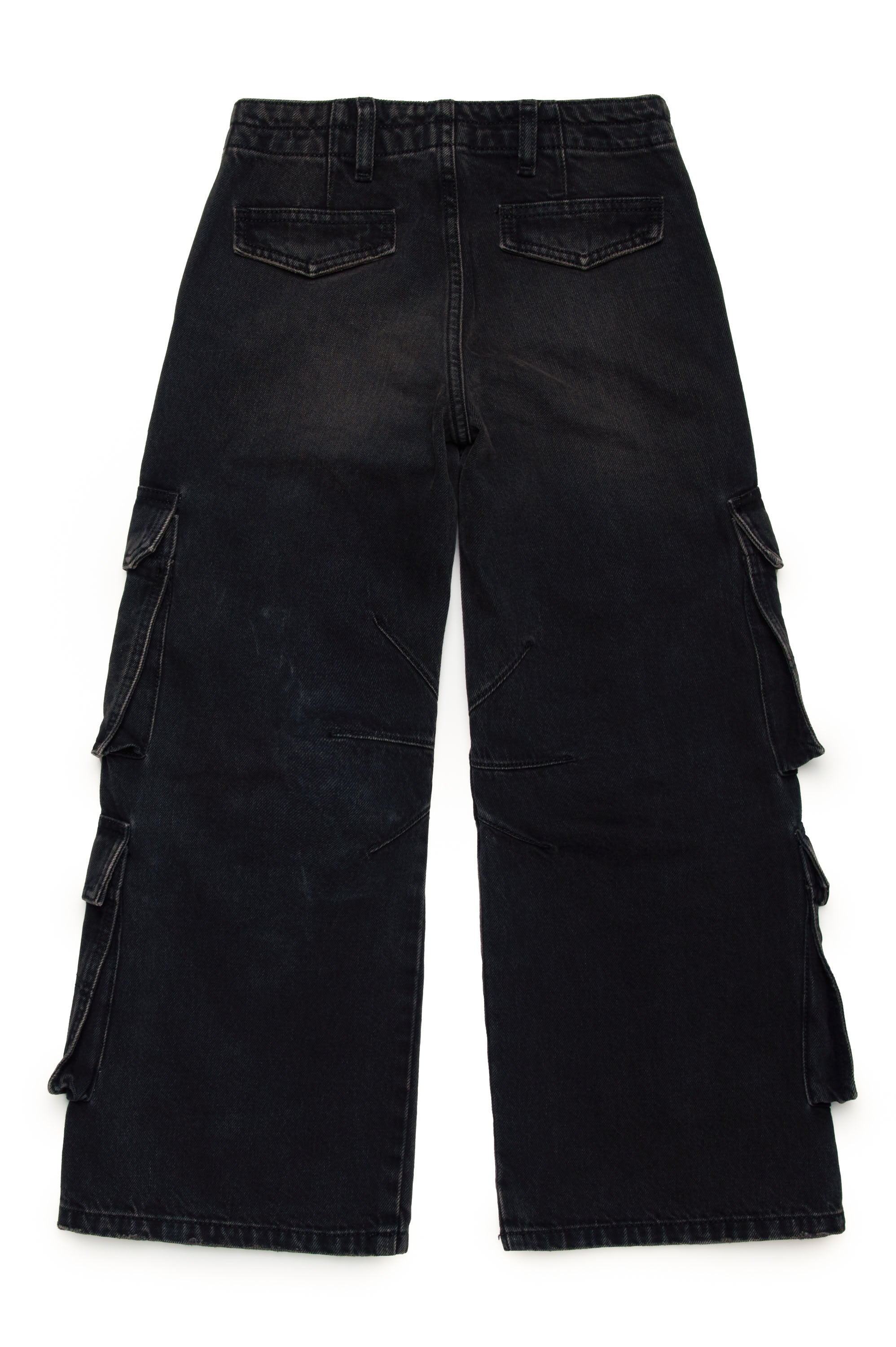 Straight-leg denim trousers - Denim Nero