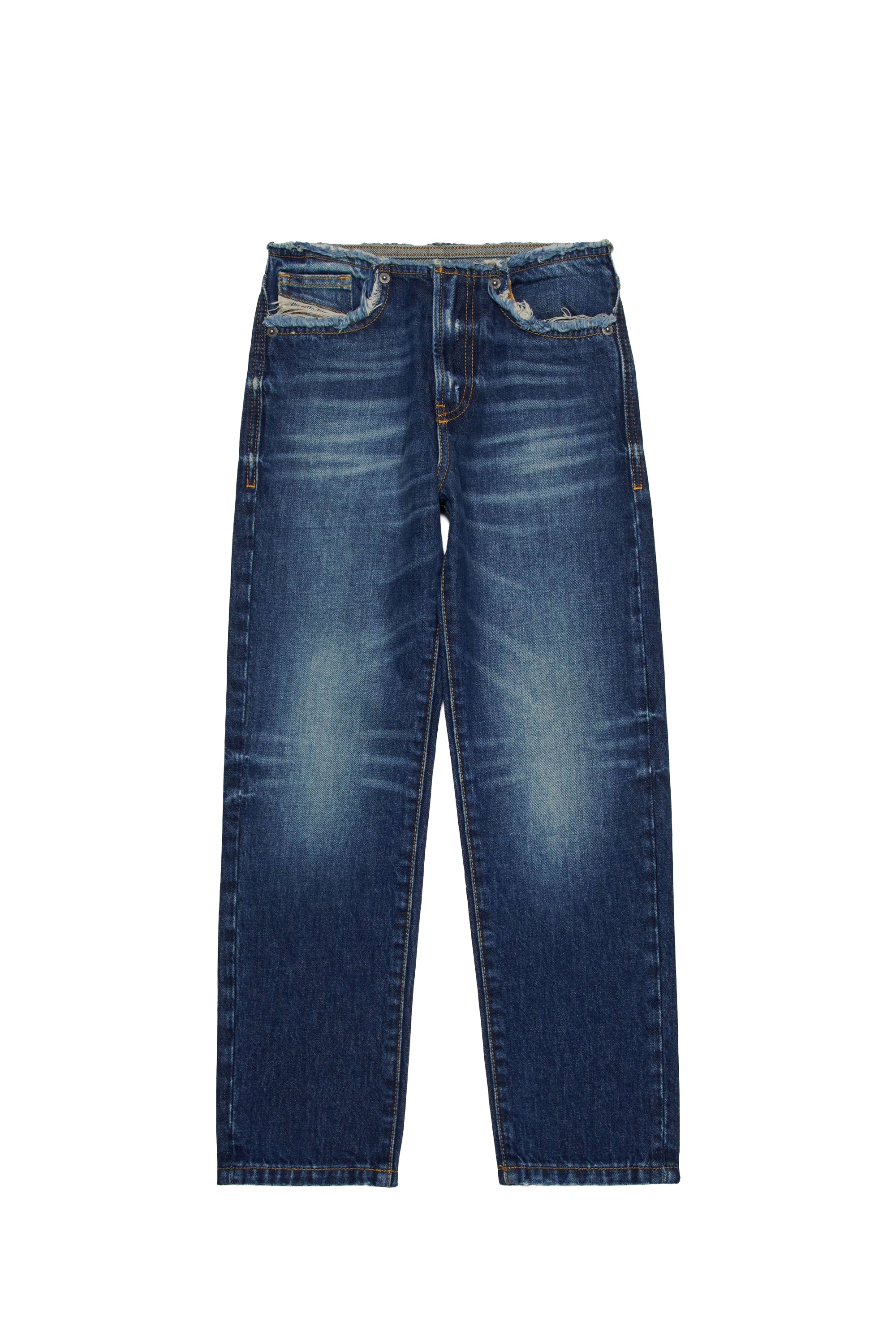 Pantalon délavé en denim - Denim