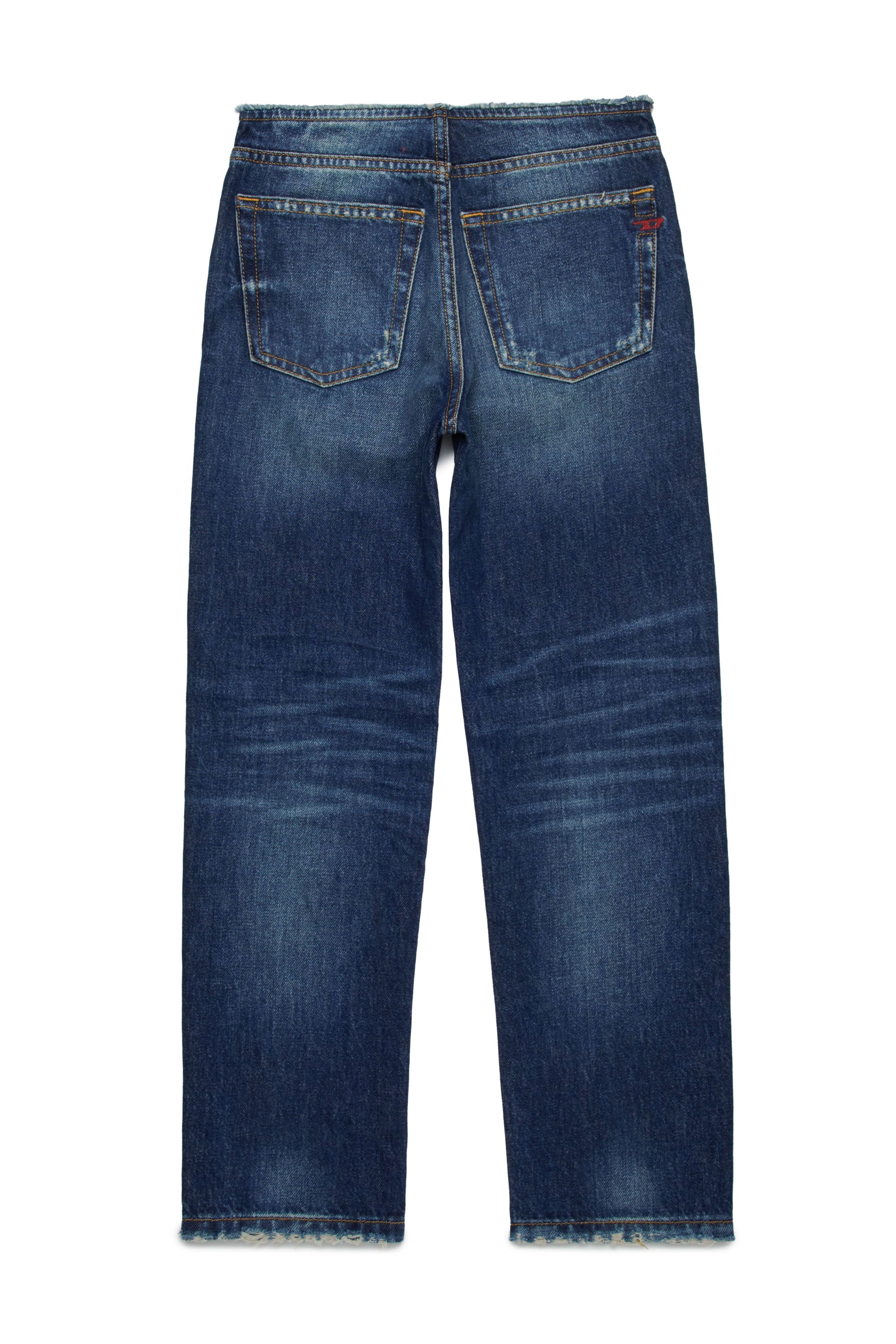 Pantalon délavé en denim - Denim