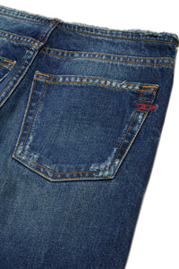 Pantalon délavé en denim - Denim