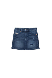 Jupe délavée en denim - Denim
