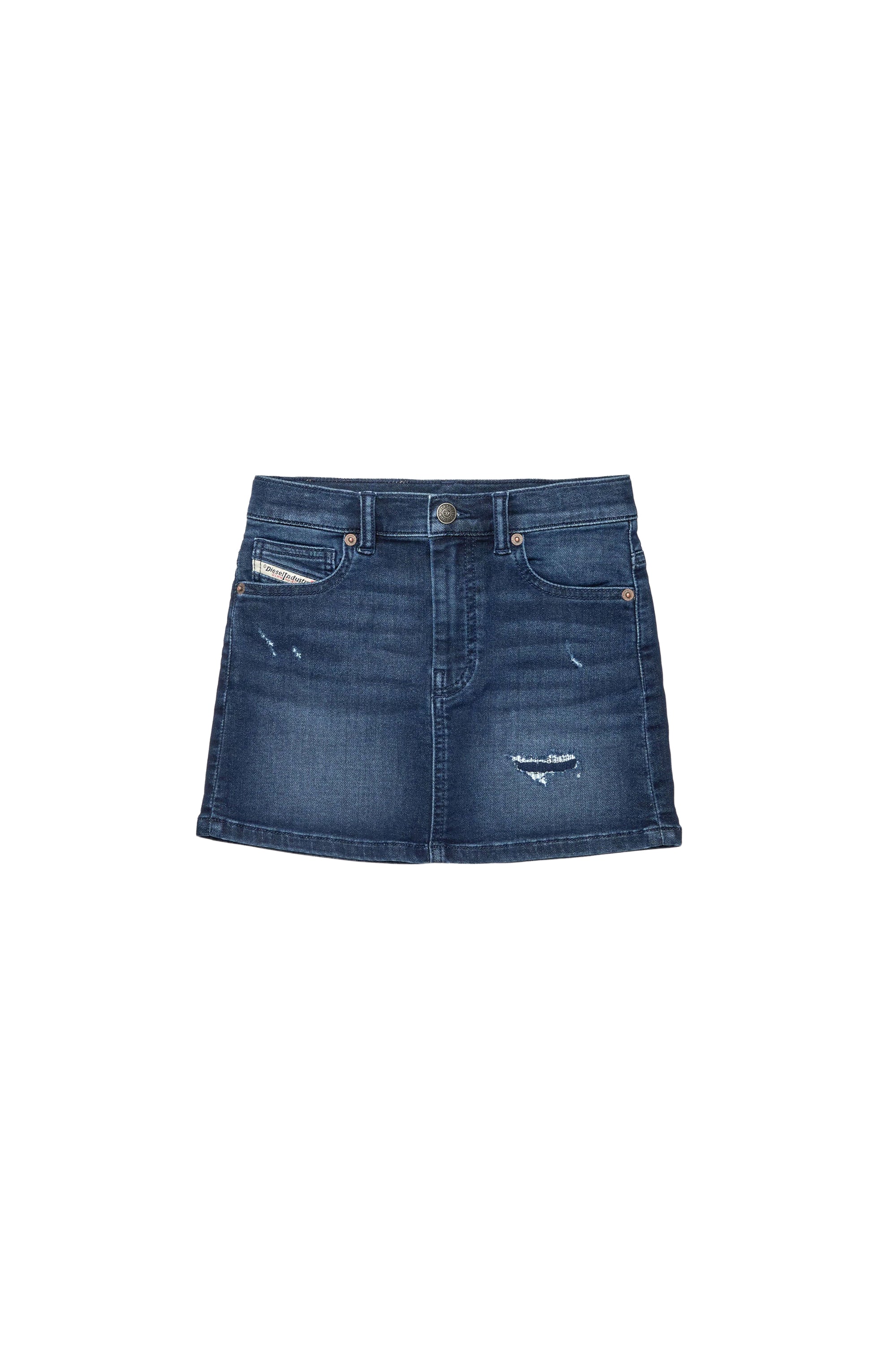 Jupe délavée en denim - Denim