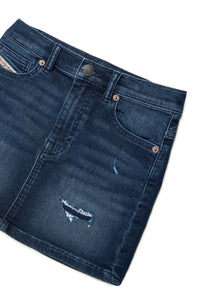 Jupe délavée en denim - Denim