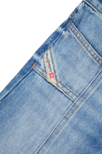 Washed denim trousers - Denim