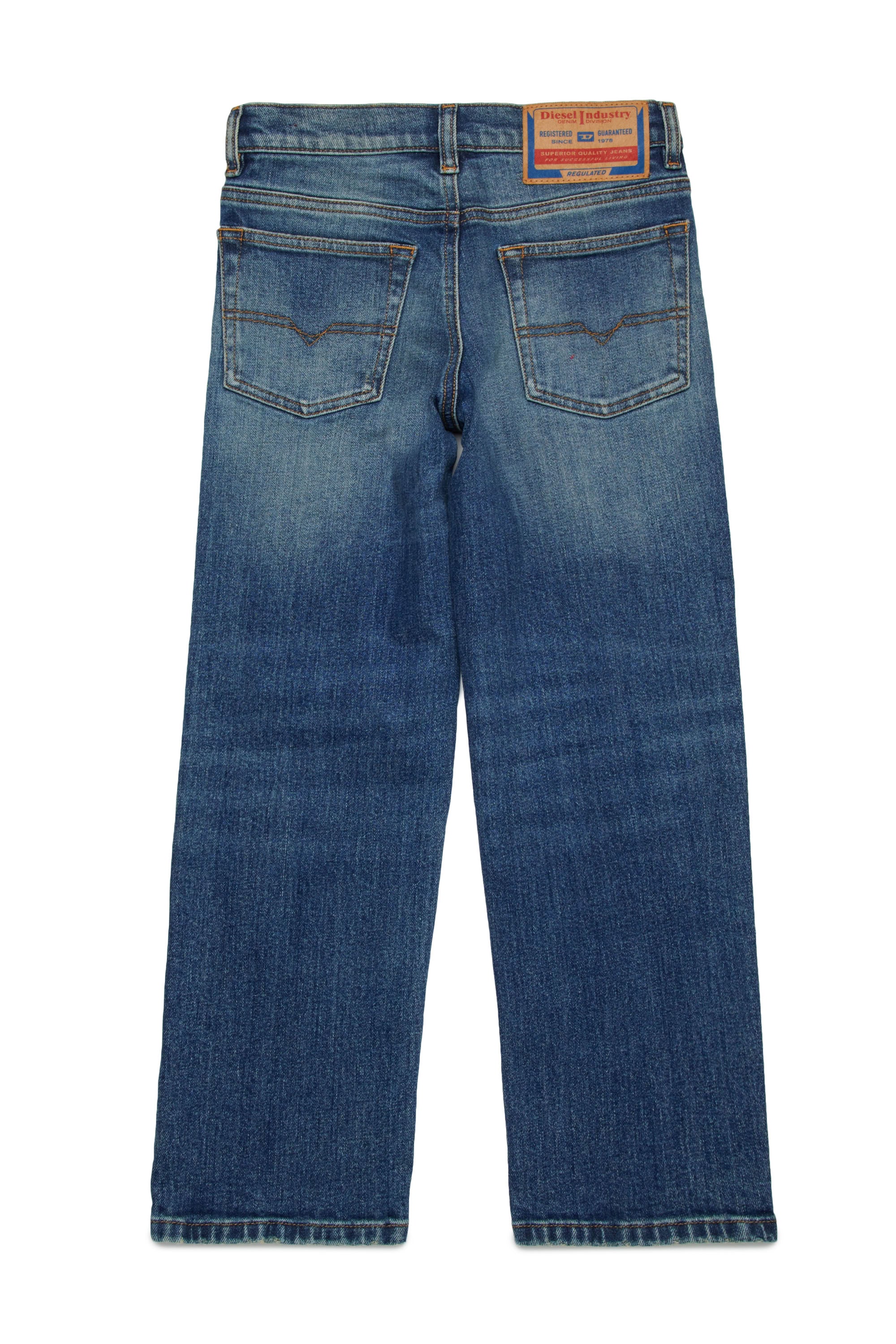 Pantalon délavé en denim - Denim