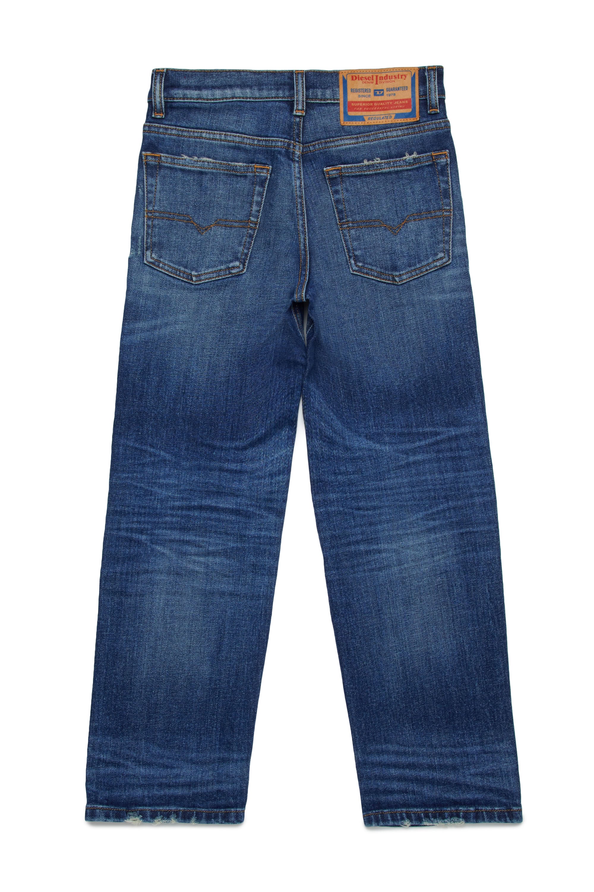 Pantalon délavé en denim - Denim