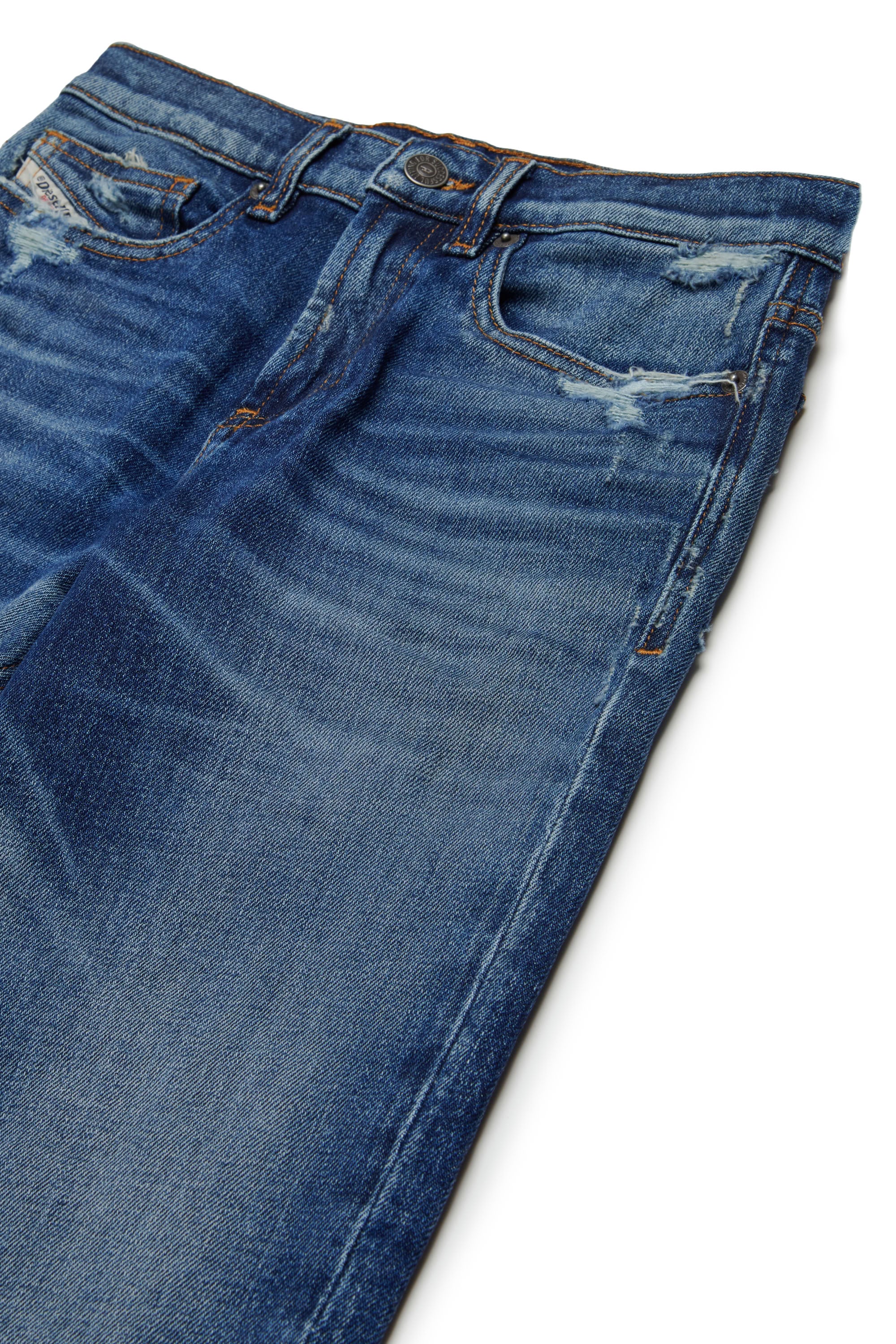 Pantalon délavé en denim - Denim