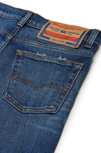 Pantalon délavé en denim - Denim