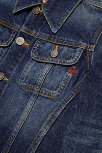 Washed denim jacket - Denim