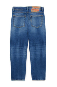 Pantalon délavé en denim - Denim