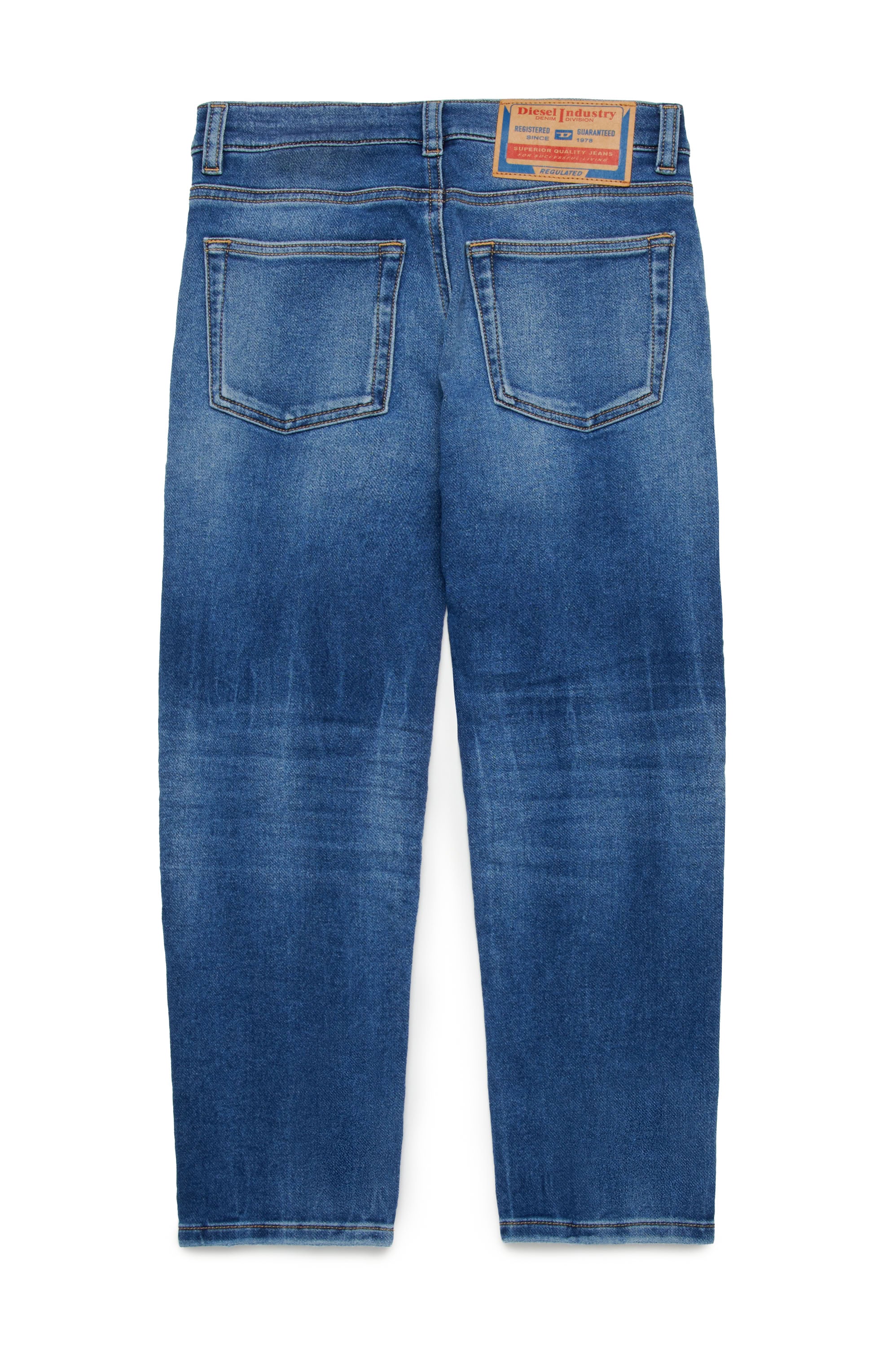 Pantalon délavé en denim - Denim