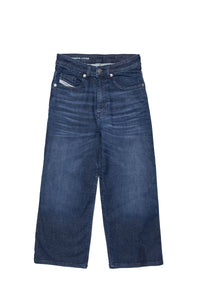Washed denim trousers - Denim