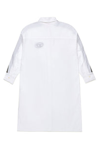 Dress with printed logo - Bianco