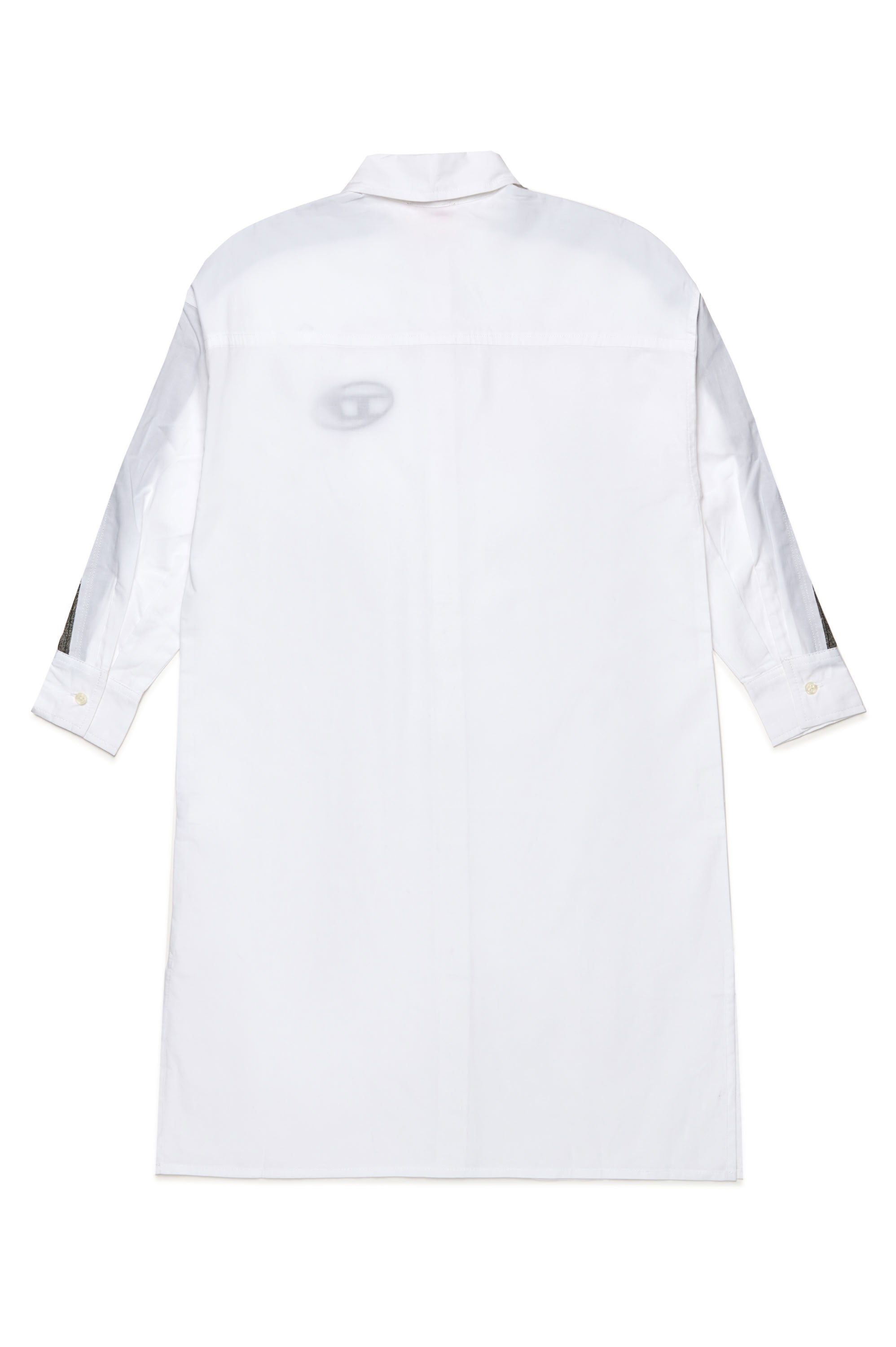 Dress with printed logo - Bianco