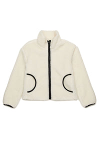 Stand-up collar jacket with zip - Vapourous Gray